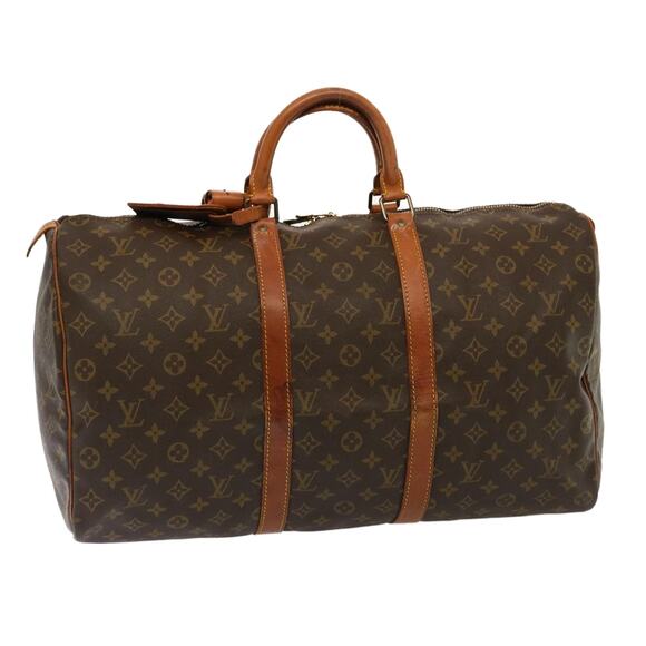 LOUIS VUITTON Monogram Keepall 50 Boston Bag M41426 - Picture 1 of 16